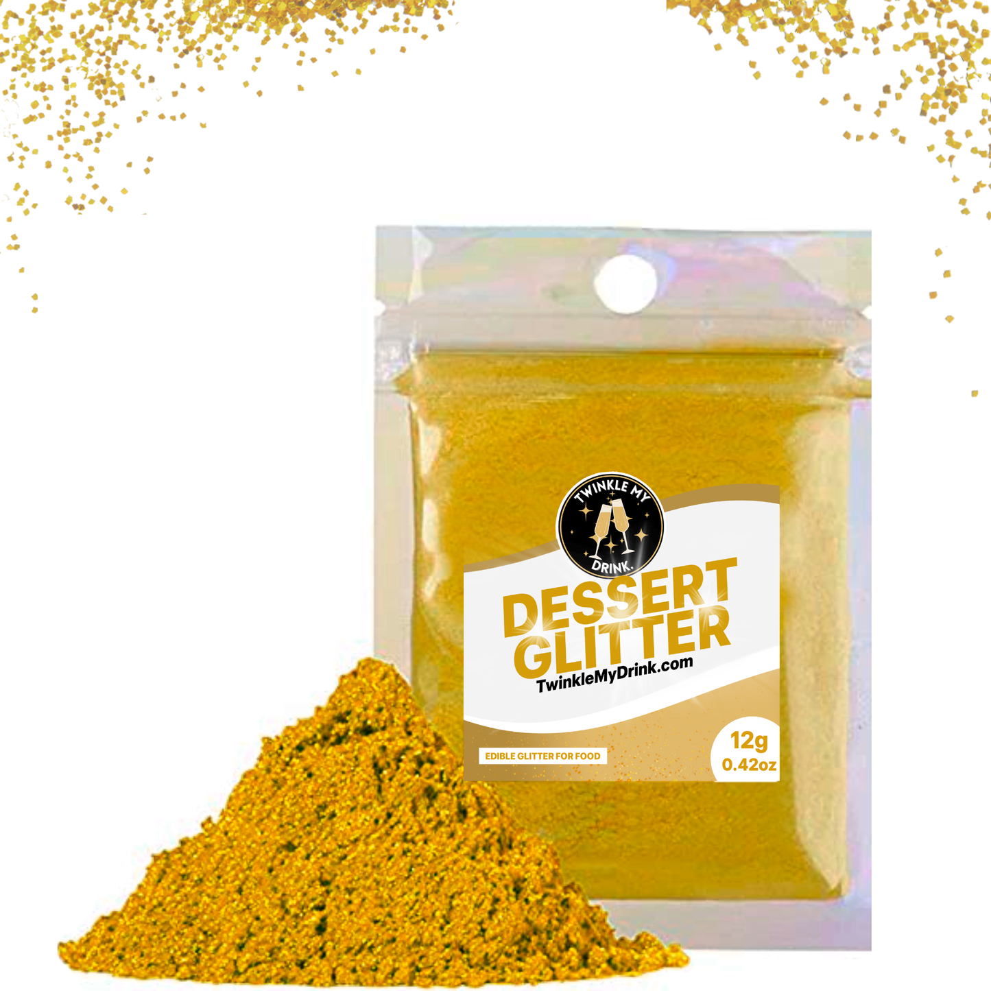 Value Size Gold Edible Glitter