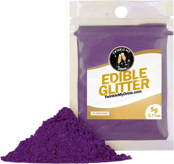 Edible Glitter Deep Purple