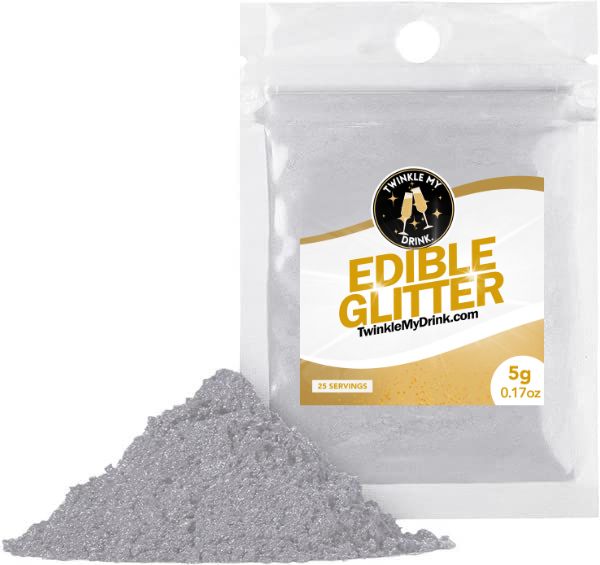 Edible Glitter Silver